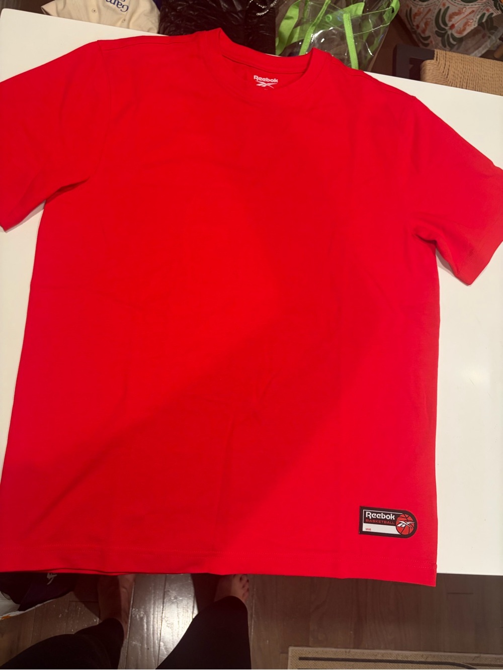 Reebok Bright Red Short Sleeve Tee for Kids
